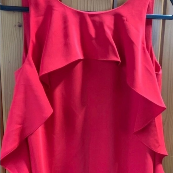 Trina Turk Scarlet Midi Dress with Ruffle Detail - Picture 5 of 13